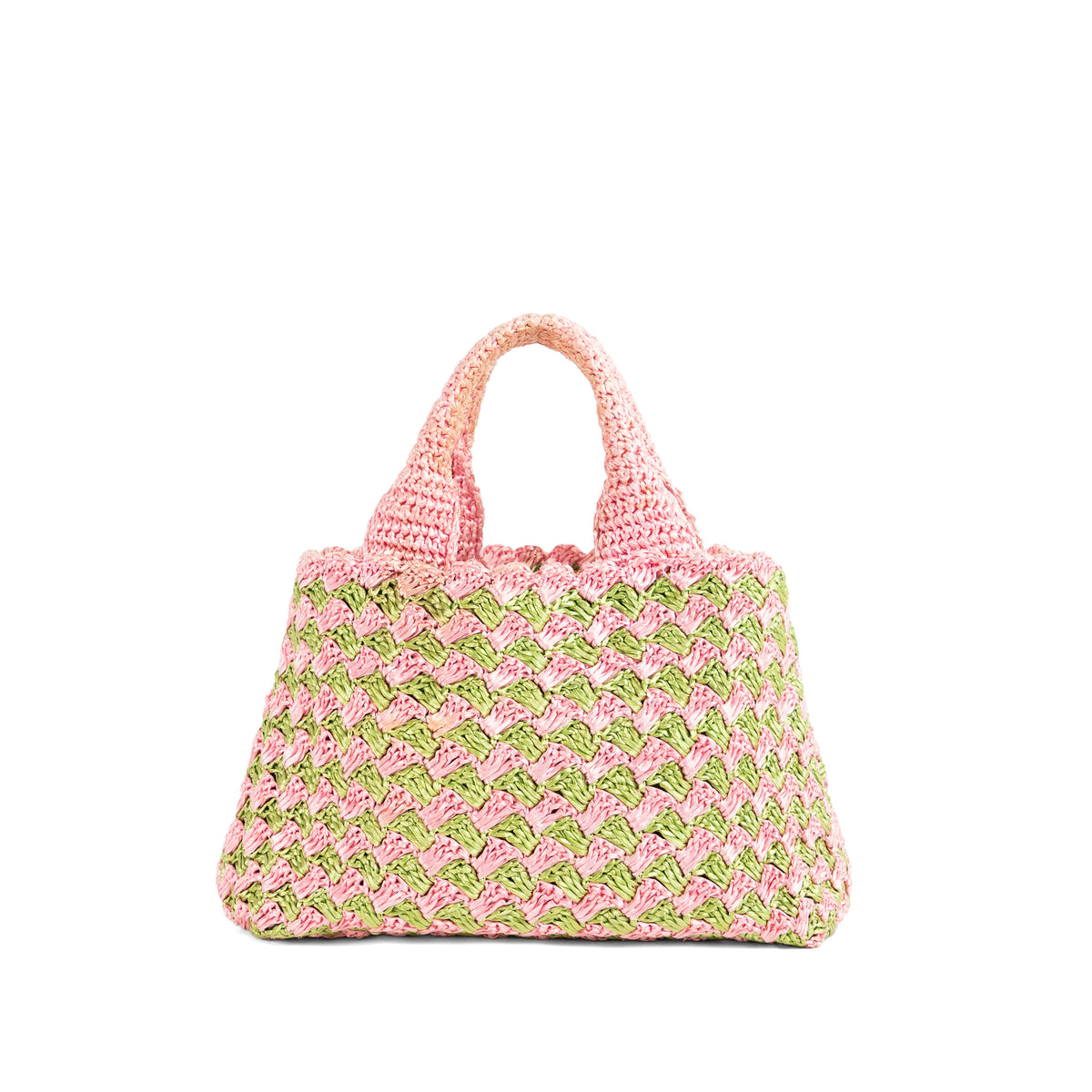 PRADA raffia canapa tote