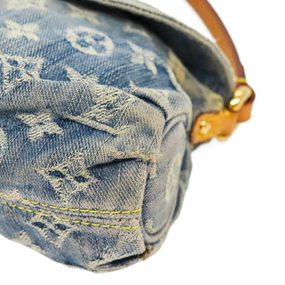 LOUIS VUITTON denim mini pleaty