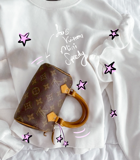 LOUIS VUITTON mini speedy with strap
