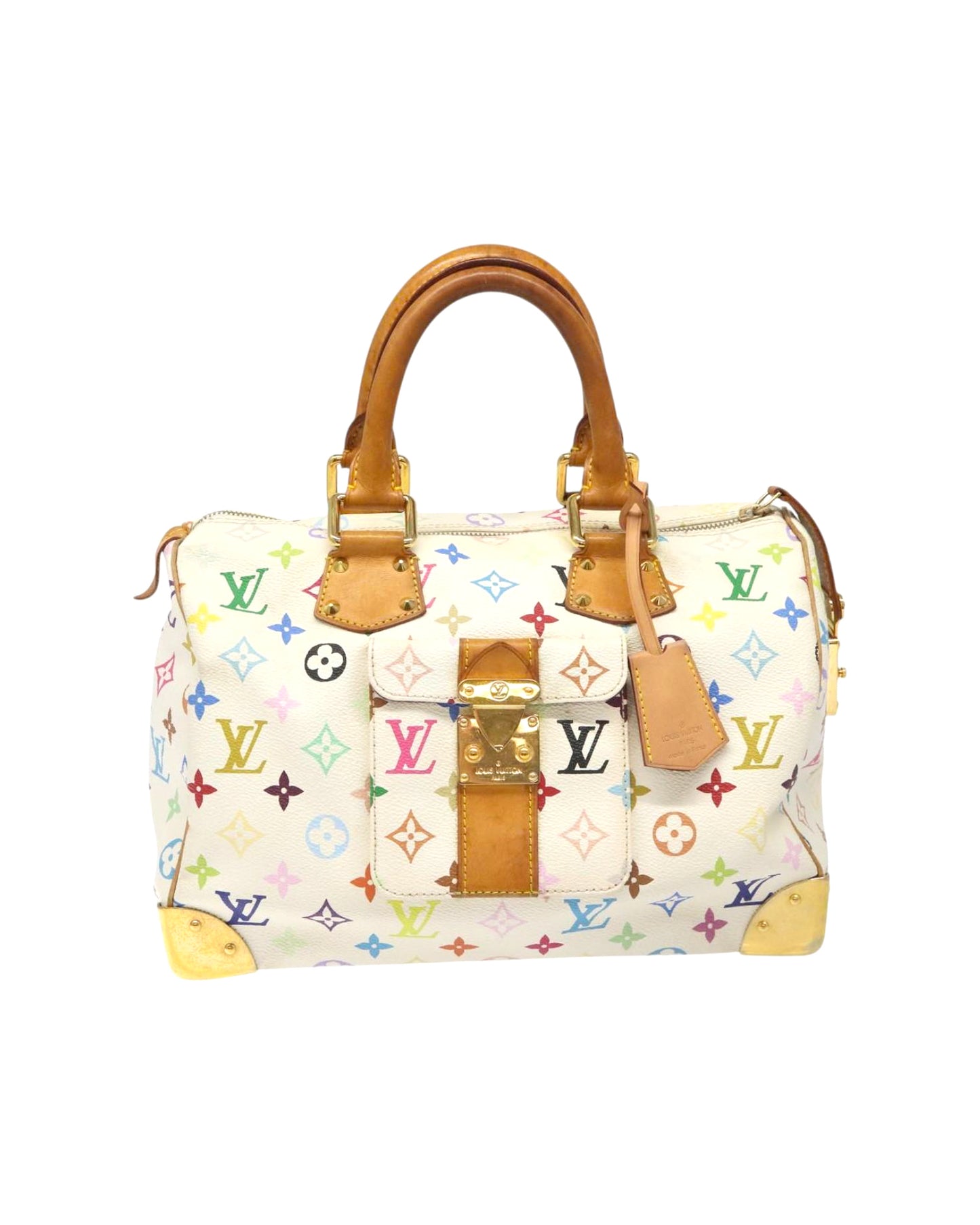 LOUIS VUITTON x Takashi Murakami multicolor speedy 30