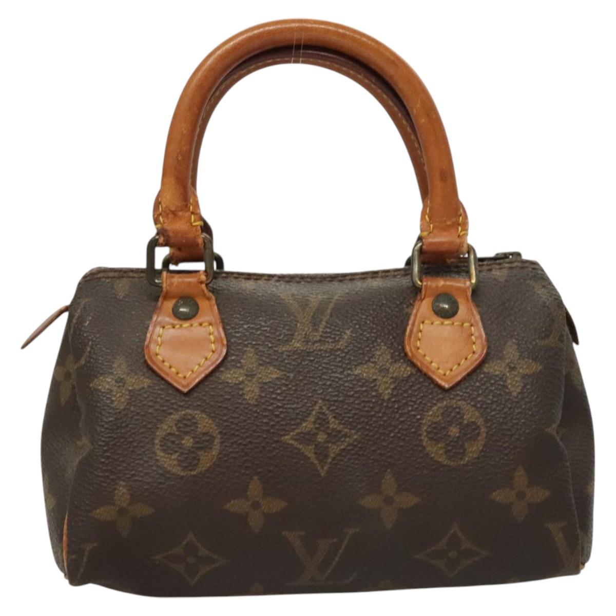 LOUIS VUITTON mini speedy with strap