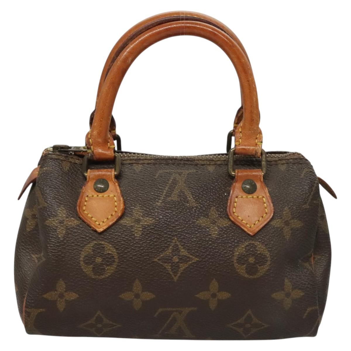 LOUIS VUITTON mini speedy with strap