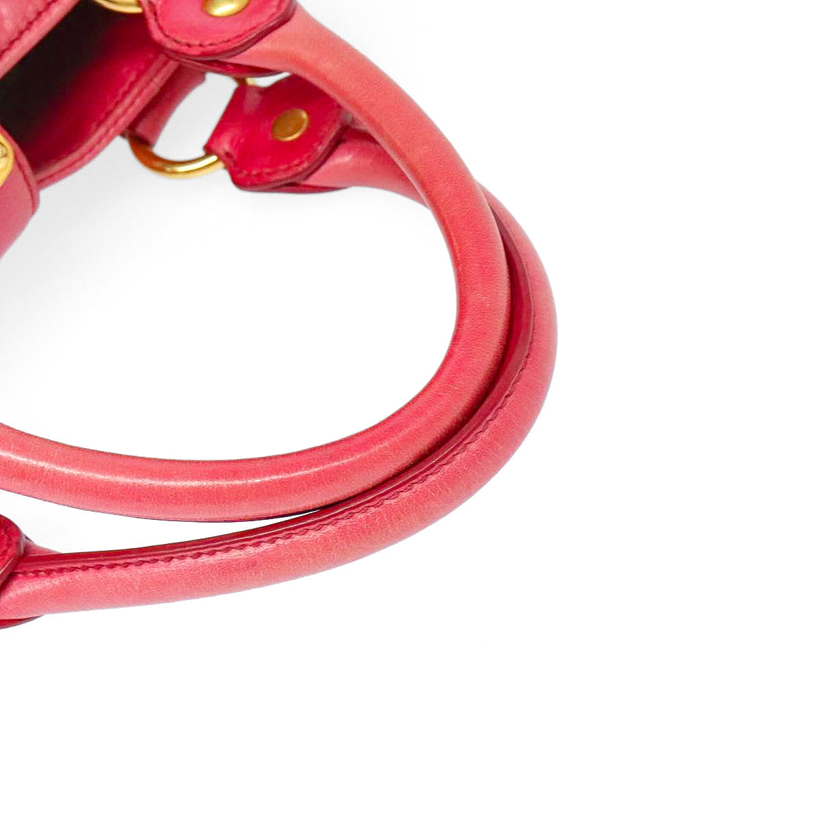 MIU MIU Matelassé Lux Leather Satchel W/strap