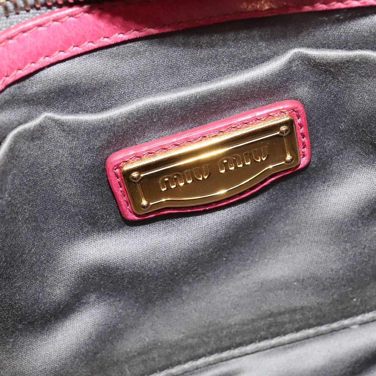 MIU MIU Matelassé Lux Leather Satchel W/strap