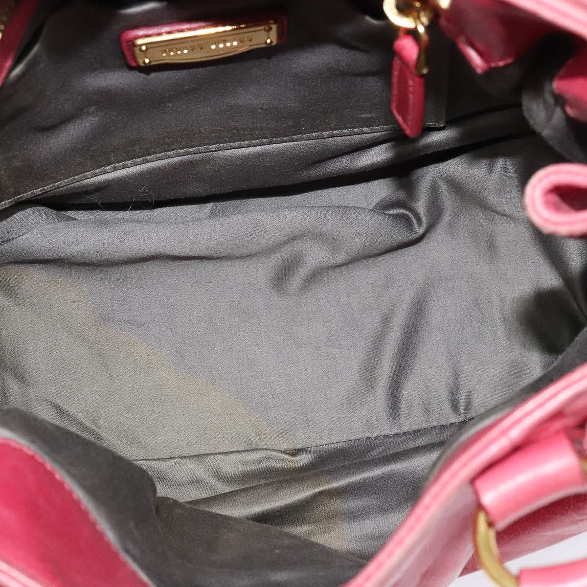 MIU MIU Matelassé Lux Leather Satchel W/strap