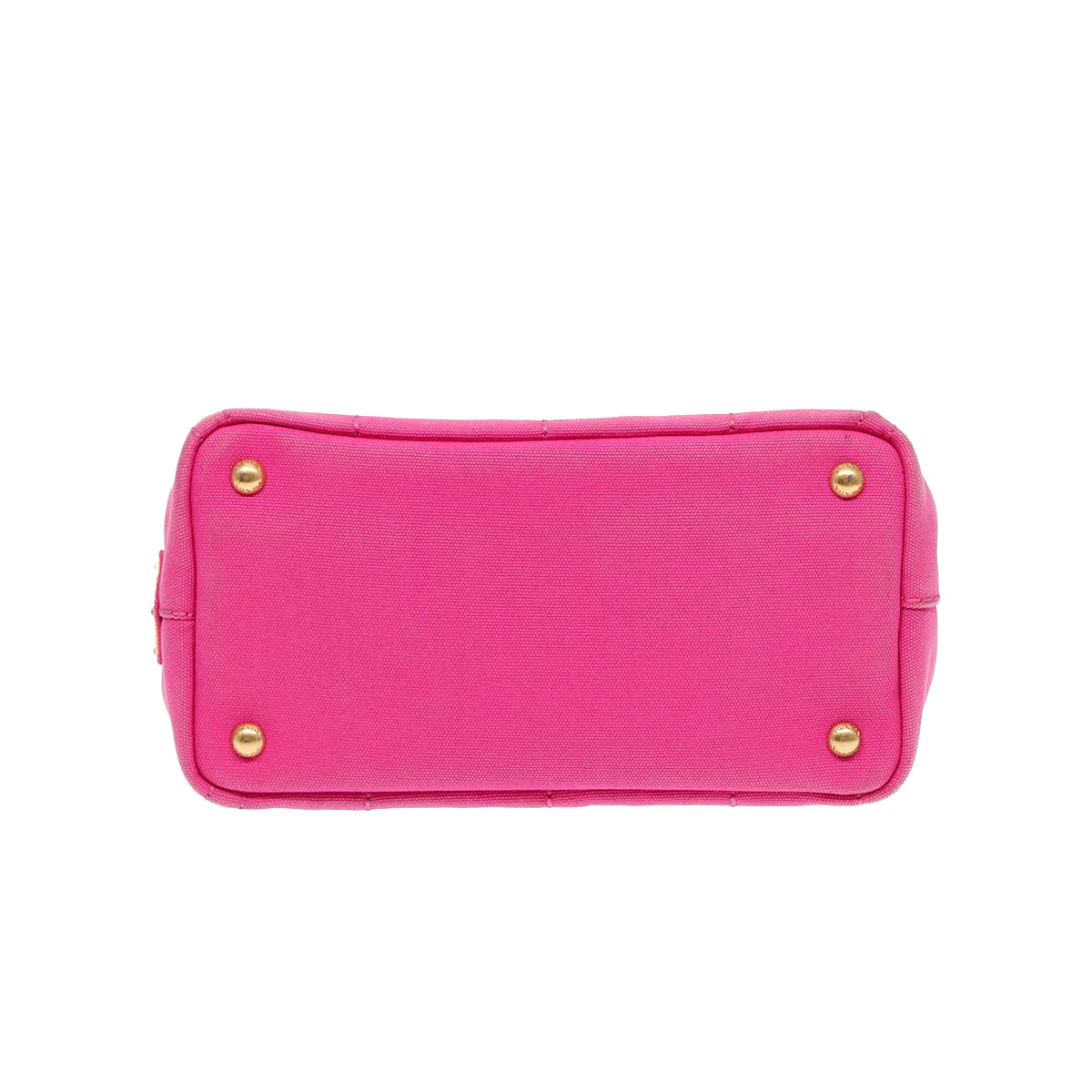 PRADA pink denim canapa tote