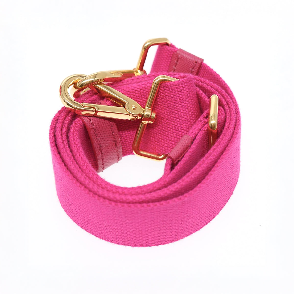 PRADA pink denim canapa tote