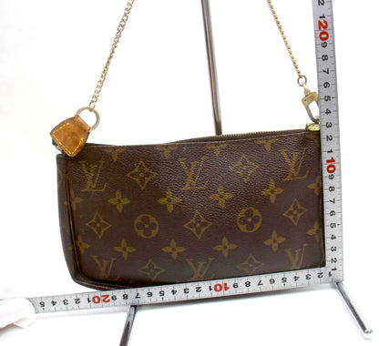 LOUIS VUITTON gold chain pochette