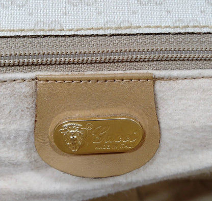 GUCCI cream crossbody