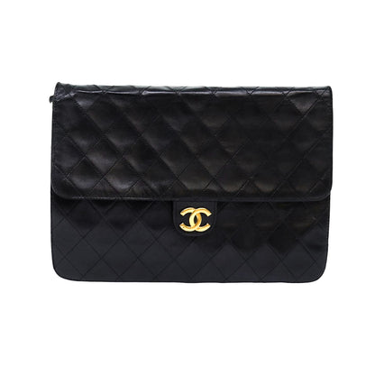 CHANEL matelasse lambskin flap bag