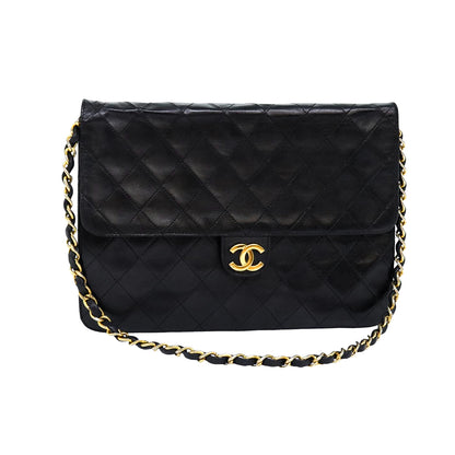 CHANEL matelasse lambskin flap bag